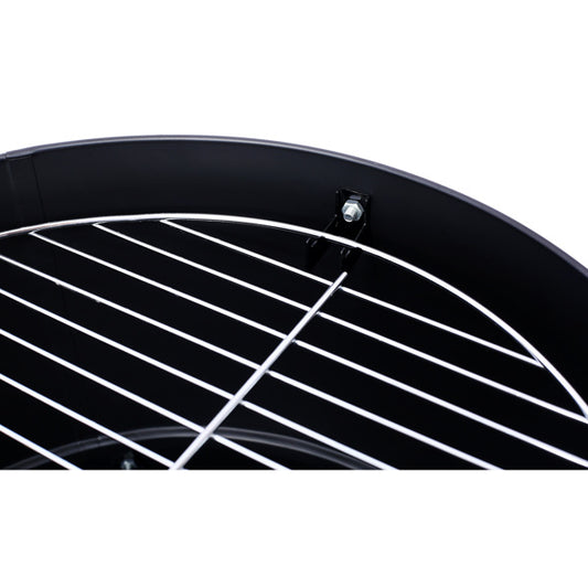 17 Inch Steel Charcoal Smoker For Outdoor BBQ