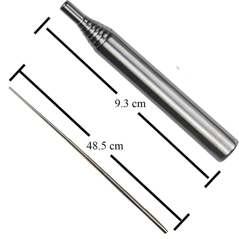 Outdoor Stainless Steel Retractable Fire Blowing Tube