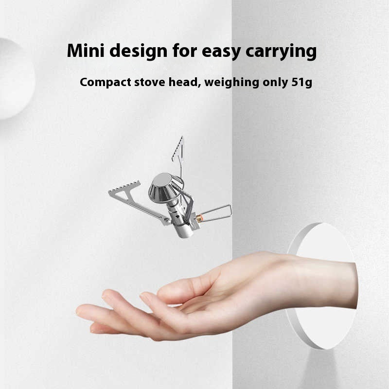 Outdoor Ultra-light Mini Foldable Gas Furnace Stove