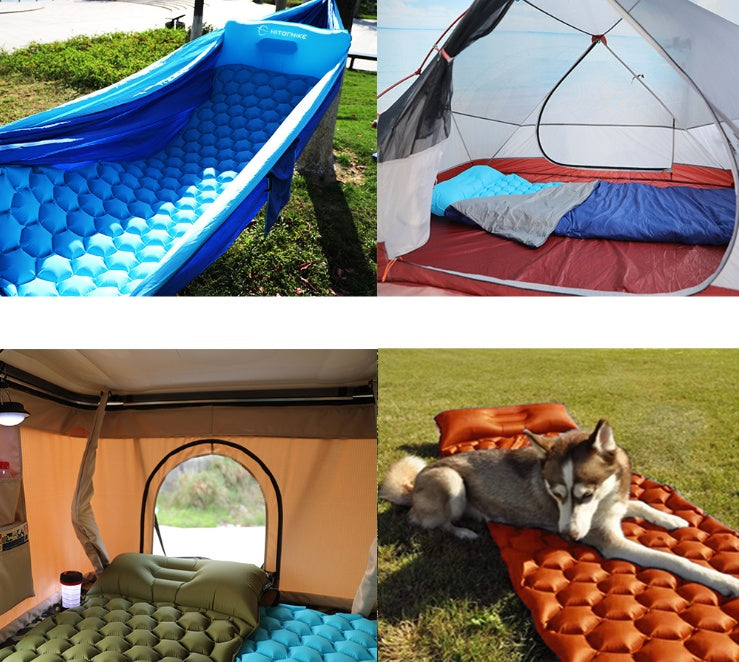 Outdoor Inflatable Honeycomb Camping Mattress
