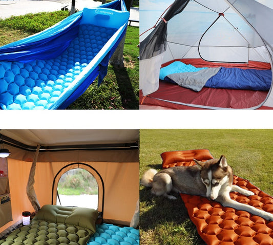 Outdoor Inflatable Honeycomb Camping Mattress