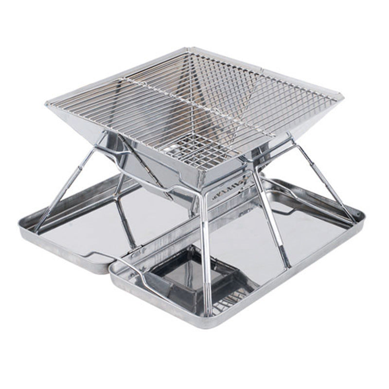 Portable Foldable Outdoor Barbecue Medium Grill