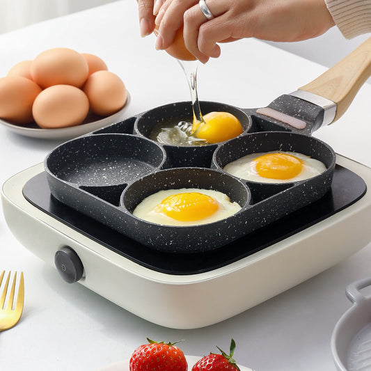 Non-Stick 4 Hole Fried Egg Dumpling Pot