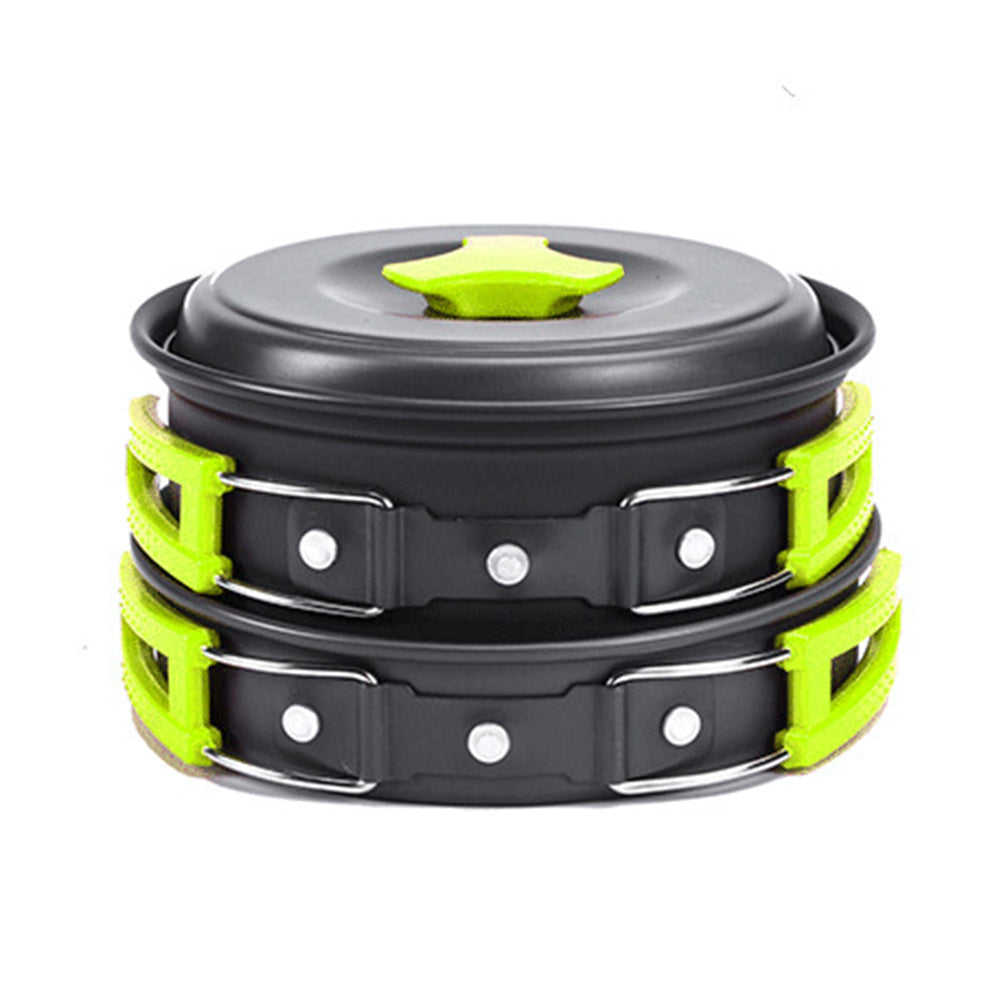 Aluminum Outdoor Camping Cookware Pot Kit