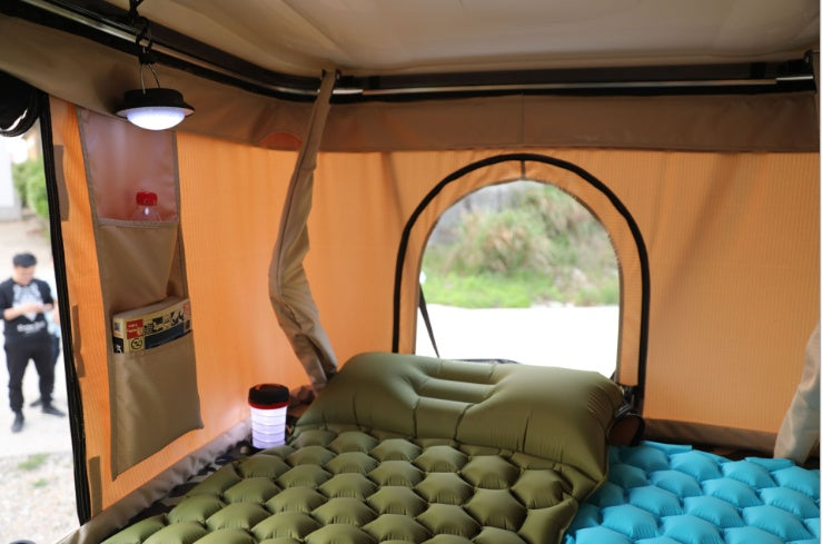 Outdoor Inflatable Honeycomb Camping Mattress