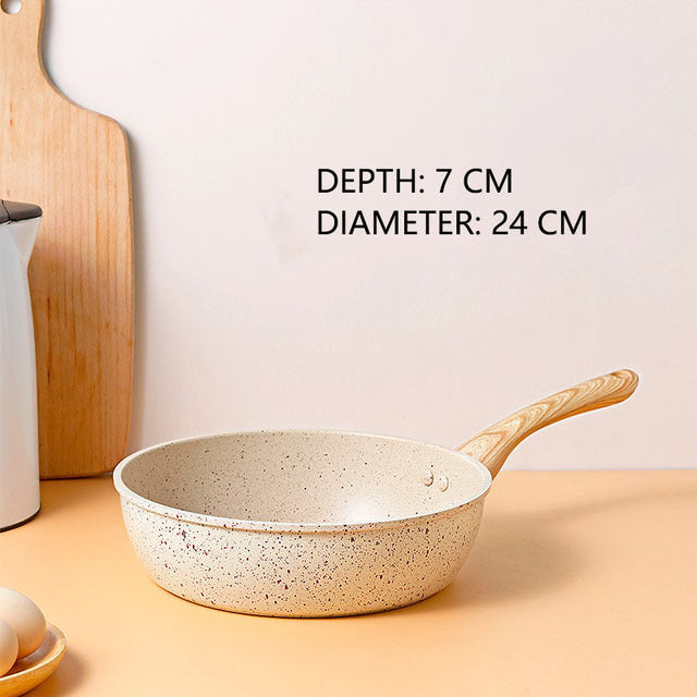Non Stick Household Medical Stone Pan
