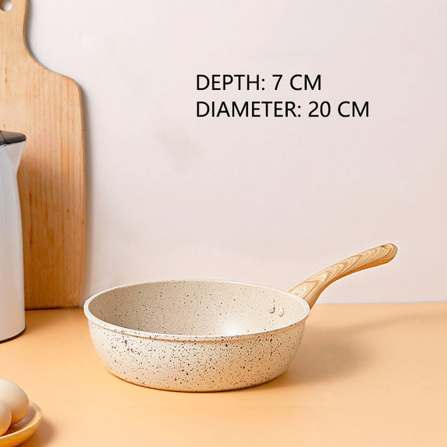Non Stick Household Medical Stone Pan